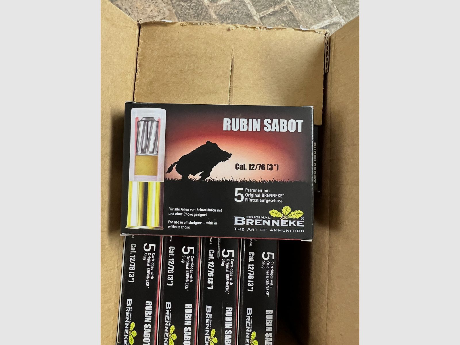 Brenneke 12/76 Rubin Sabot 28,0g/432grs, Bild 2 von 2