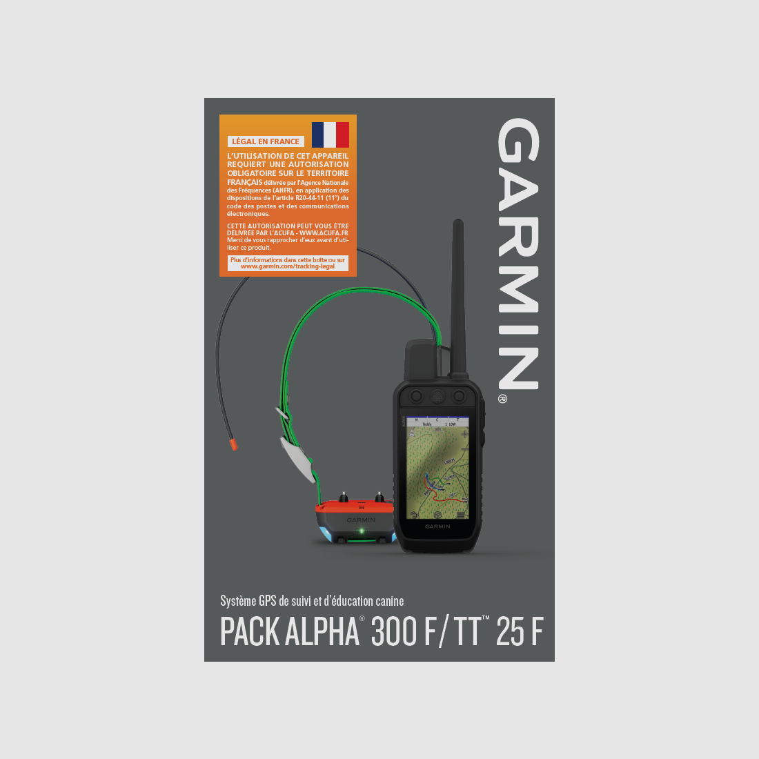 PACK GPS GARMIN ALPHA 300F TT25 FRANZÖSISCH, Bild 1 von 7