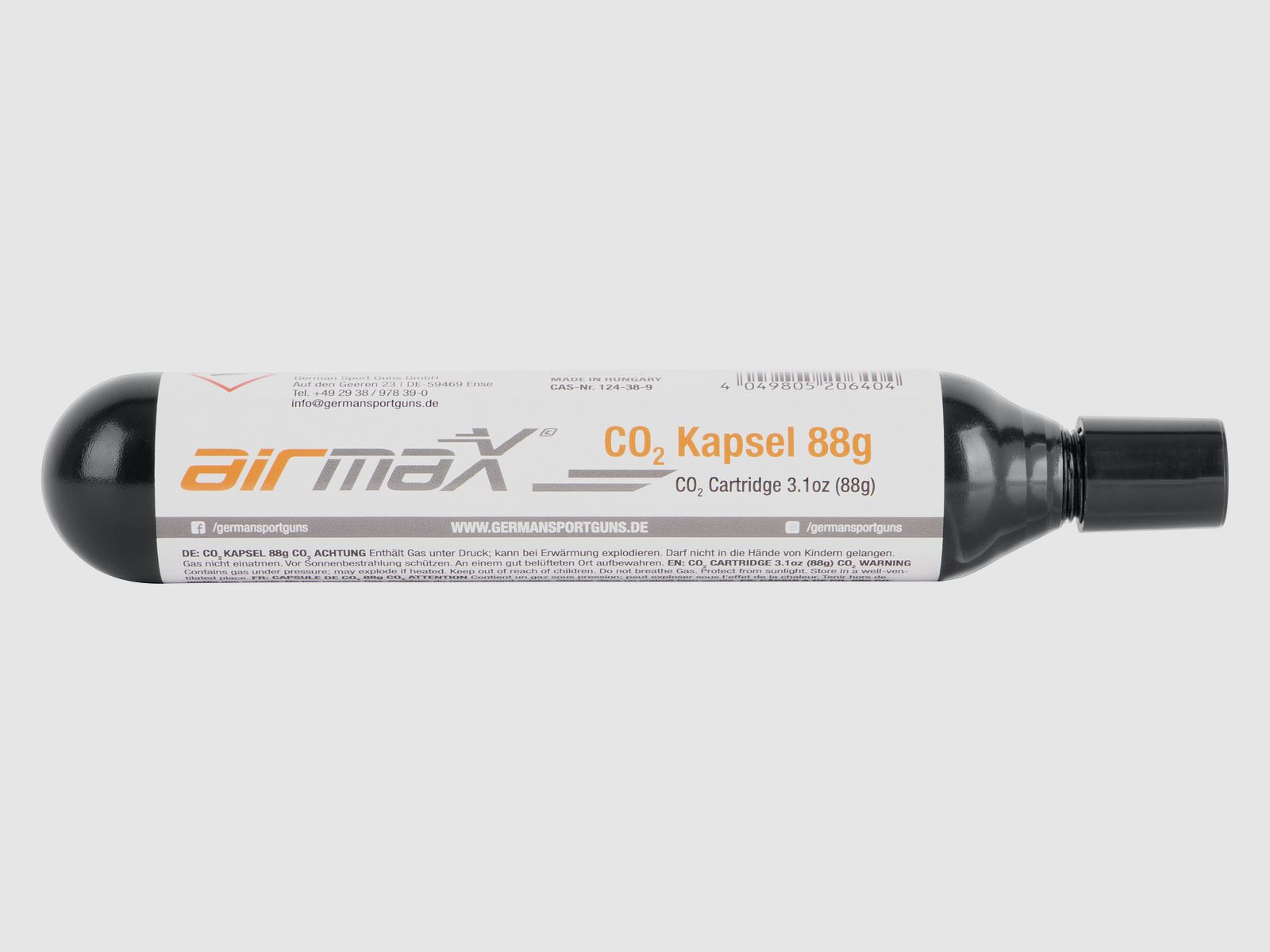 airmaX® Co2 Kapsel 88g