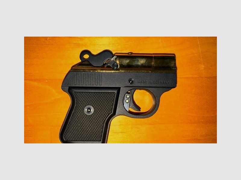 Record Derringer 6mm Flobert Goud