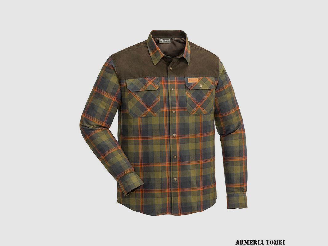 PINEWOOD – SHIRT DOUGLAS/9436 H.Olive/Terracotta
