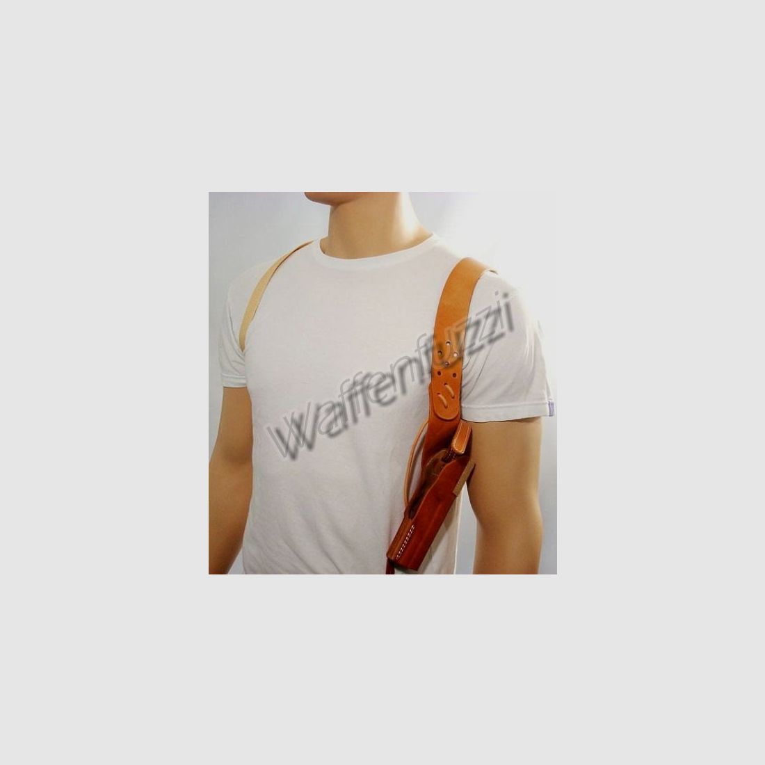 Schouderholster van echt leer voor Walther P99