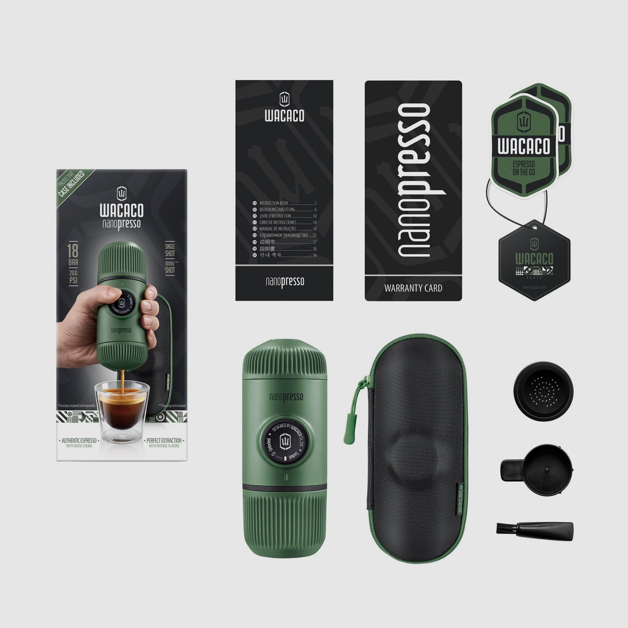 Portable Espresso Machine Nanopresso, black, image 5 of 14