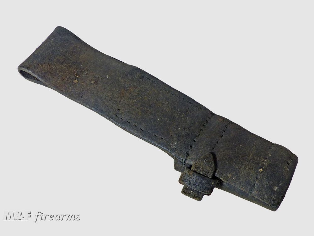 Portugiesischer Koppelschuh (= Bajonettfrosch, Tragetasche) für Mauser Vergueiro Bajonett M 1904