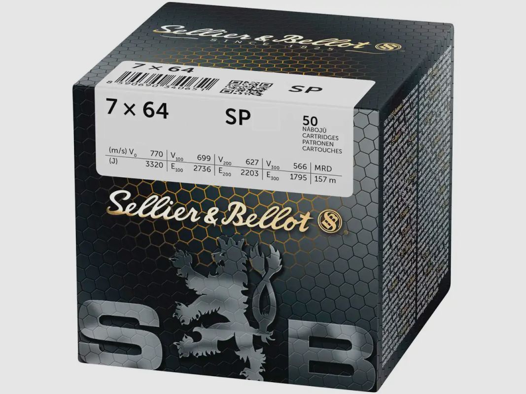 S&B 7X64 140 GRS / 9.1 G SP BULK PACK 50 PCS, image 1 of 3