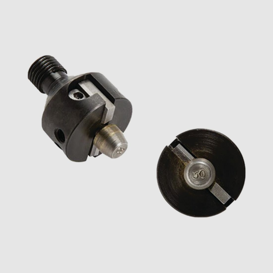 RCBS VLD testa di fresatura universale a 3 vie per trimmer di cartucce .22 - .50 #90245