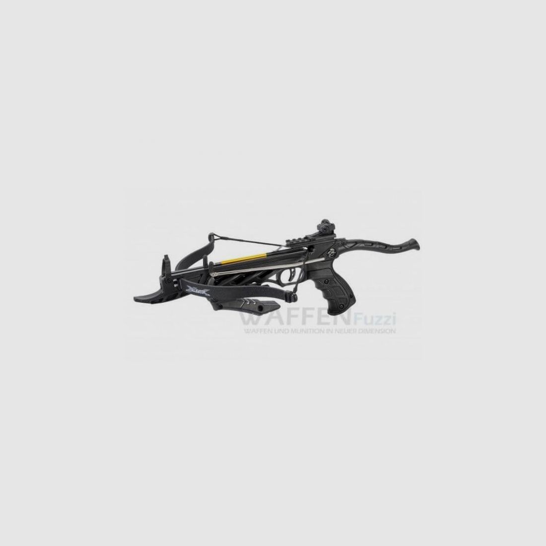 Pistolenarmbrust Alligator 80 lbs mit Spannmechanismus I Black