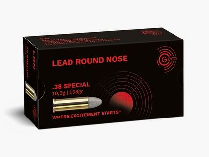 GECO .38 Special Lead Round Nose 10,2g/158gr