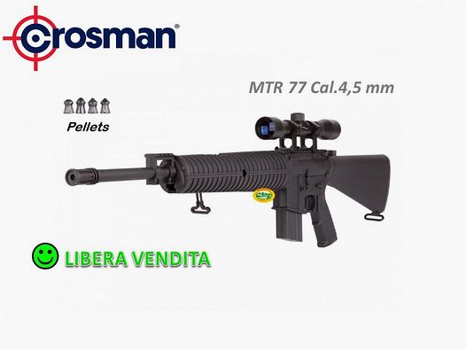 CROSMAN Carabina MTR77 NPS Cal.4.5 con ottica