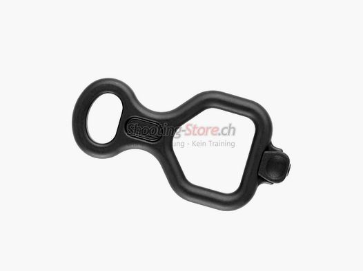 Petzl HUIT ANTIBRULURE Afdaalapparaat Zwart
