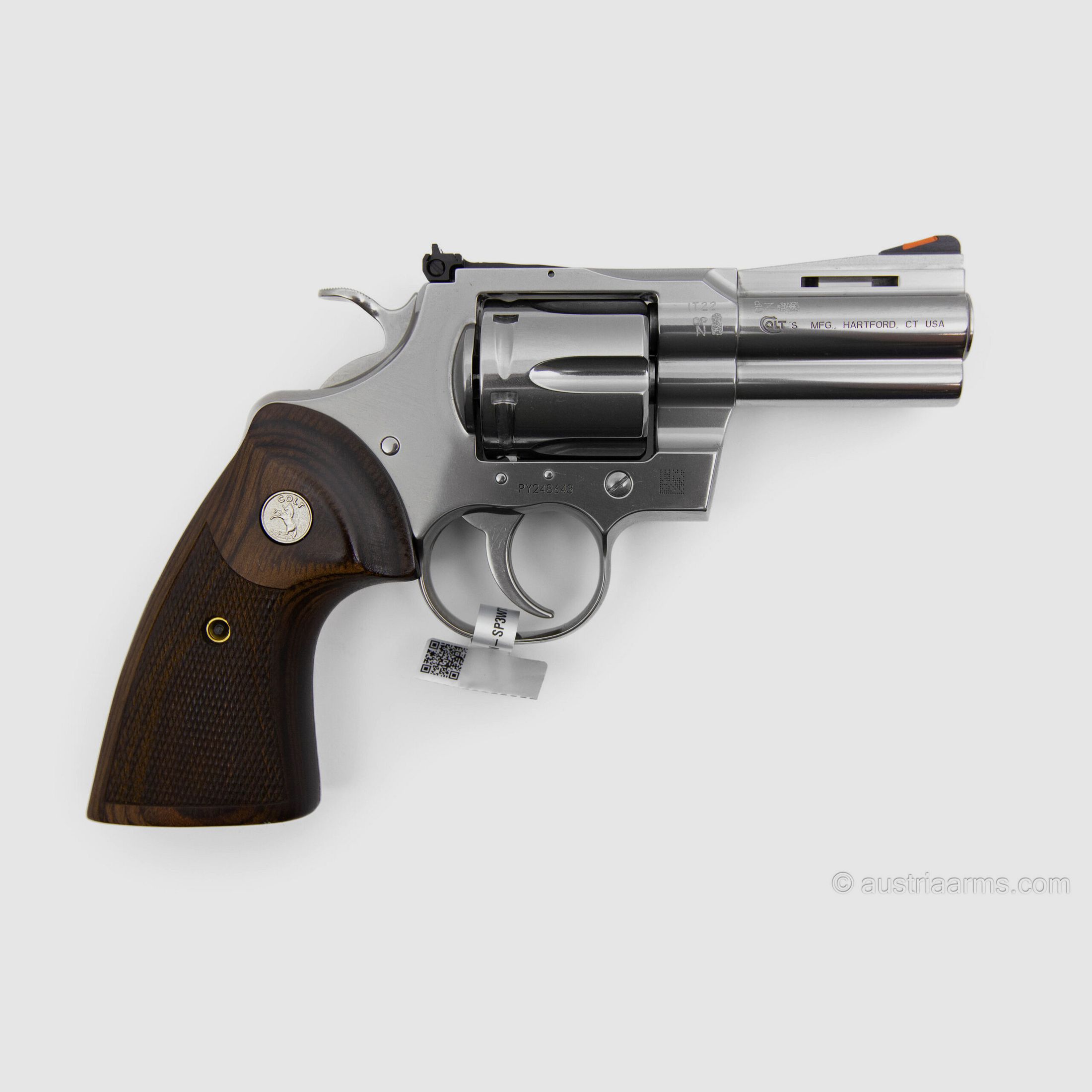 Colt Combat Python Stainless Deluxe, Neuwaffe, 3.0 Zoll, .357 Magnum, Bild 2 von 5