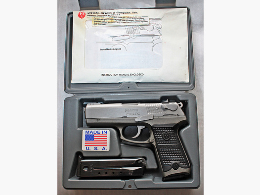 RUGER P94 DC PISTOLE 9mm Luger - komplett mit allem Zubehör