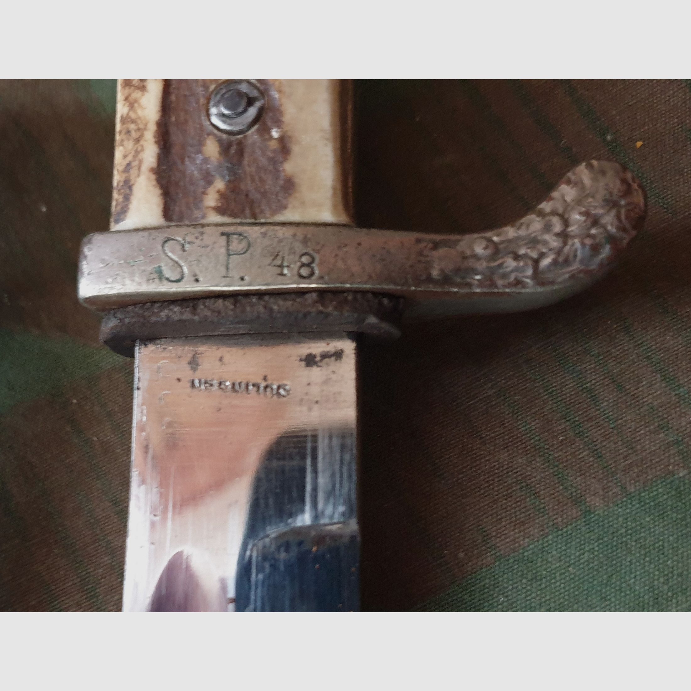 Unikat Uitgaansbajonet 2 WK / WWII K98 Extra Zijdegeweer