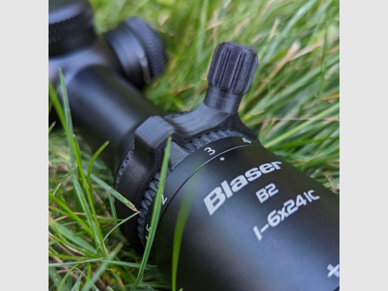 Voor Blaser B2: Snelle verstelhendel voor vergroting instelling