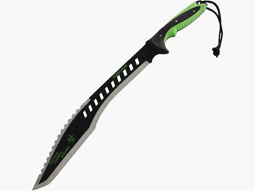 Cool Garden Zombie Dead Machete Bolo-Tanto Form Nylon Sheath