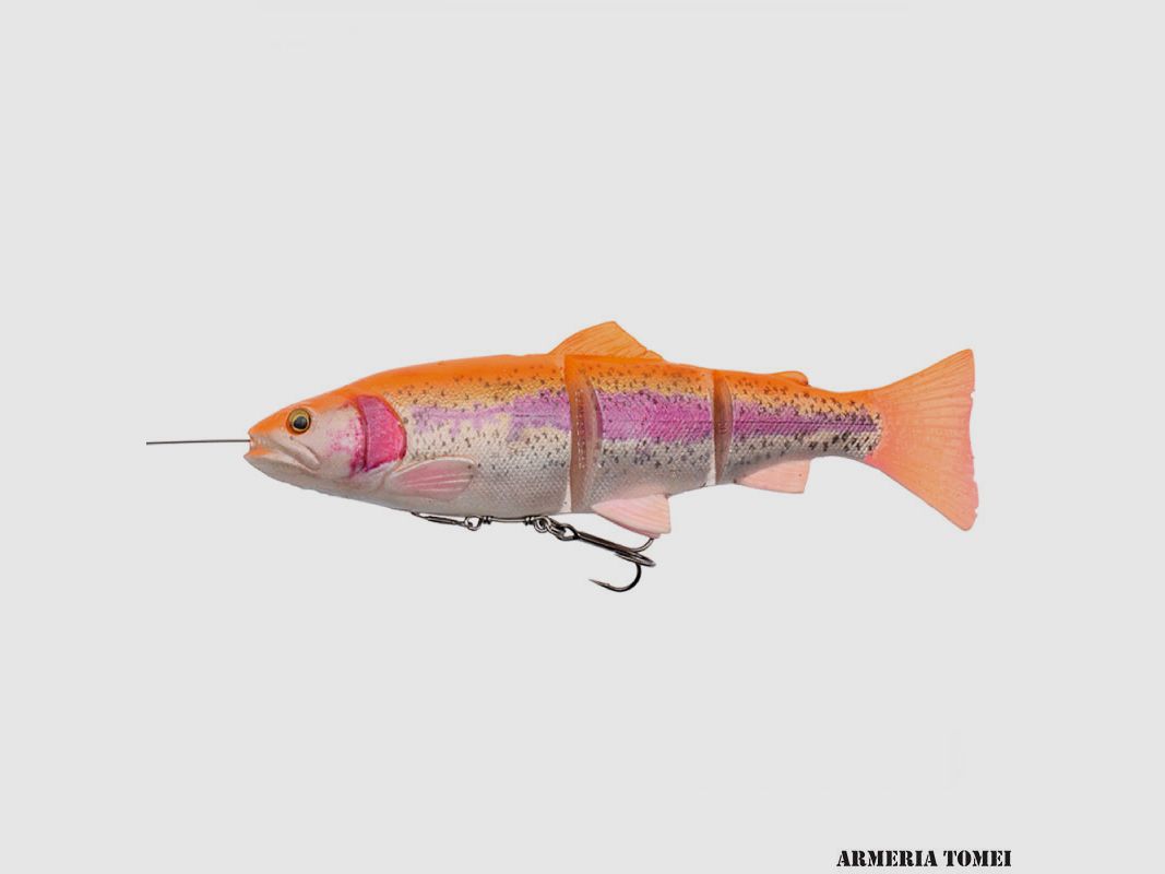 SAVAGE GEAR – 4D LINE THRU TROUT 20cm – 8″ 98g – 3 1/2 oz MODERATE SINK MS 02 Golden Albino