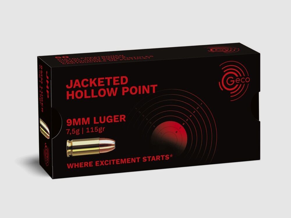 Geco JHP 115grs 50St 9mmLuger