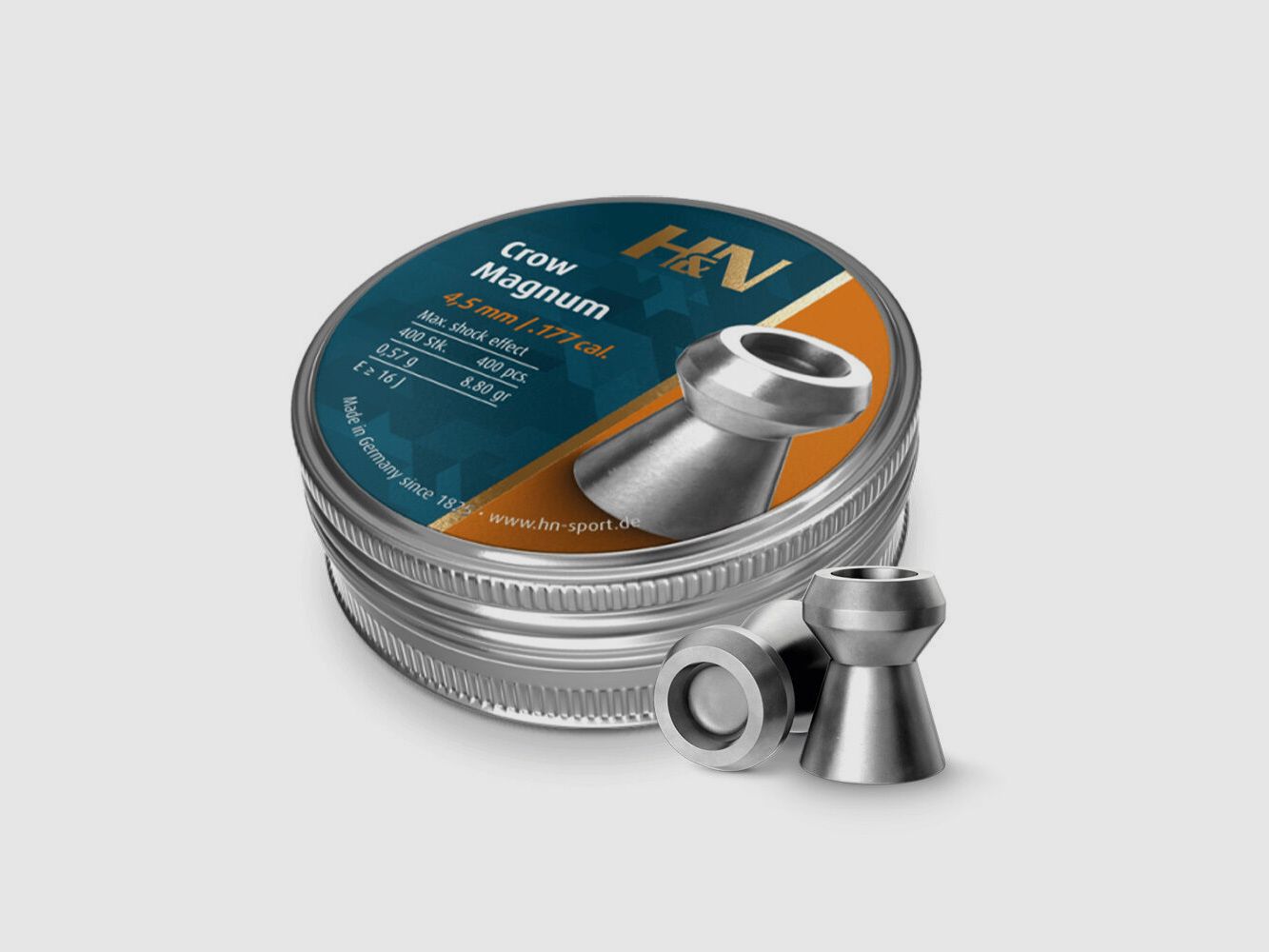 H&N Crow Magnum Hollow Point Diabolo 4.5mm / 0.60 g / 400 pcs