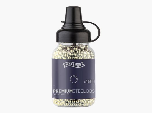 Billes en acier Walther BB 4,5 mm 1500 pcs.