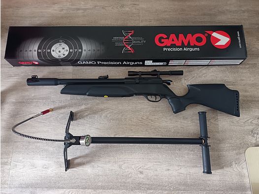 Gamo Arrow mit 4x20 und 300 bar Pumpe Neuwertig 