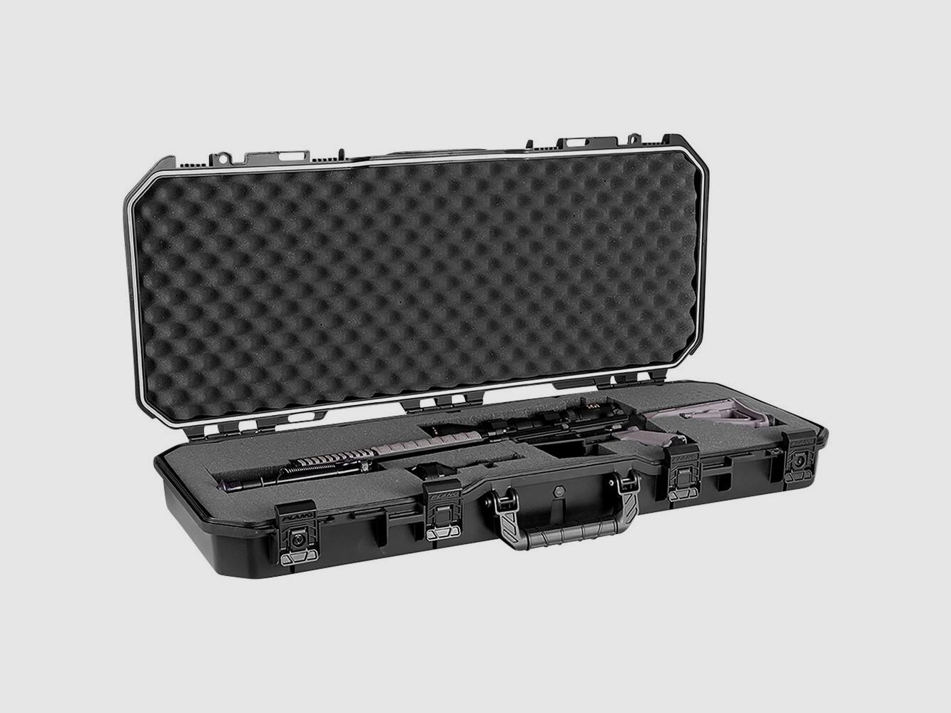 Plano Langwaffenkoffer Allweather 2-Serie für 1 zerlegbare Langwaffe mit Zieloptik