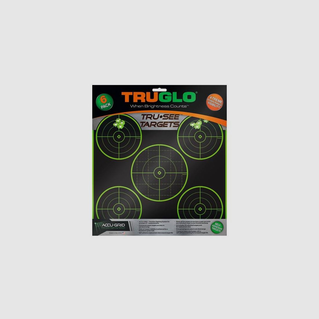 12 Hojas de objetivos Truglo Tru See