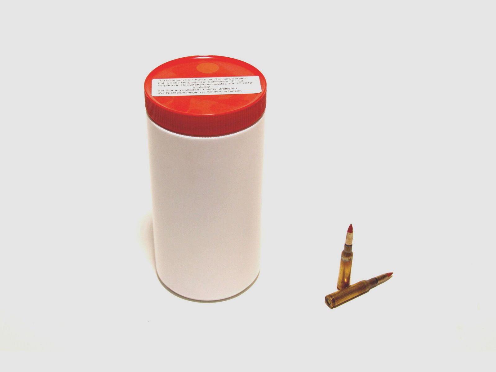 Surplus Suède, 6.5 x 55mm, VM-LSP Courte Portée, boîte de 100