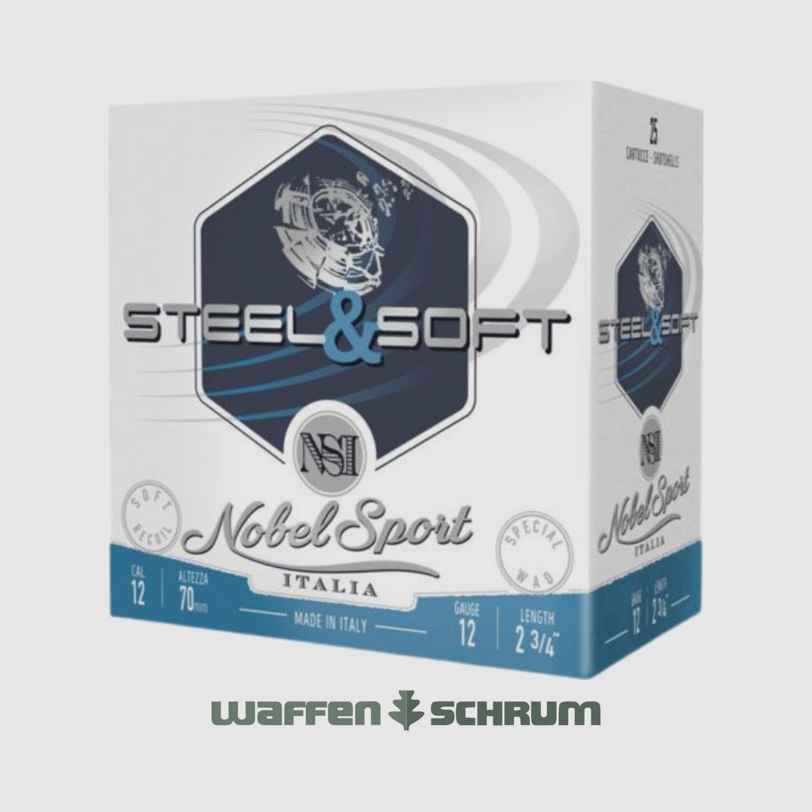 Nobel Sport Italia Steel und Soft Trap 12/70 T7 2,5mm - 28g