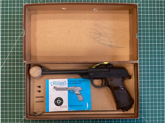 Luftpistole Walther LP Mod. 53 im Cal. 4,5 bekannt aus James Bond Seriennummer 092711 - Lupi