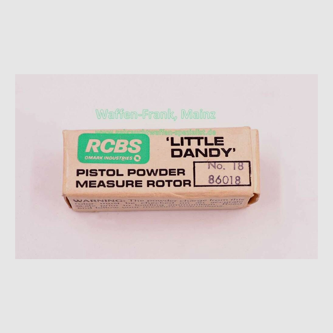 RCBS Rotor #18 für Gerät Little Dandy