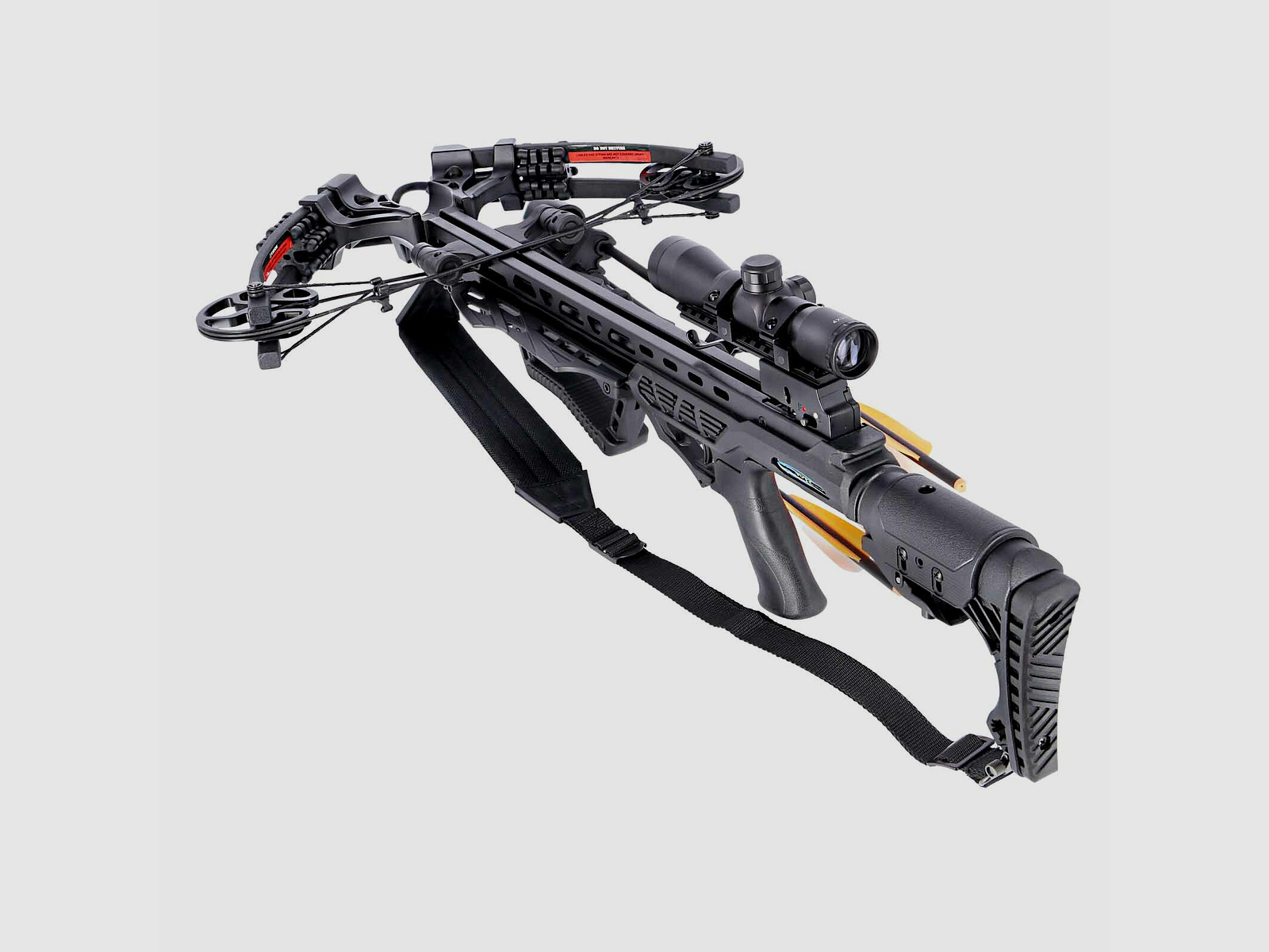 SET Compoundarmbrust Man Kung Kraken XB58 Schwarz 200 lbs (P18)