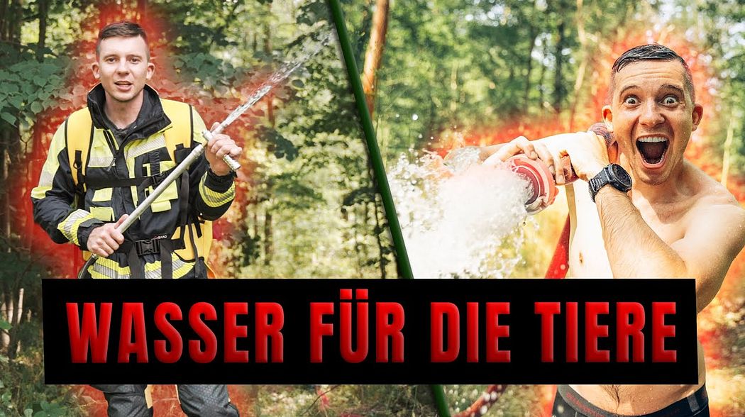 Jäger im Einsatz: Wasser für die Tiere - Niklas on fire