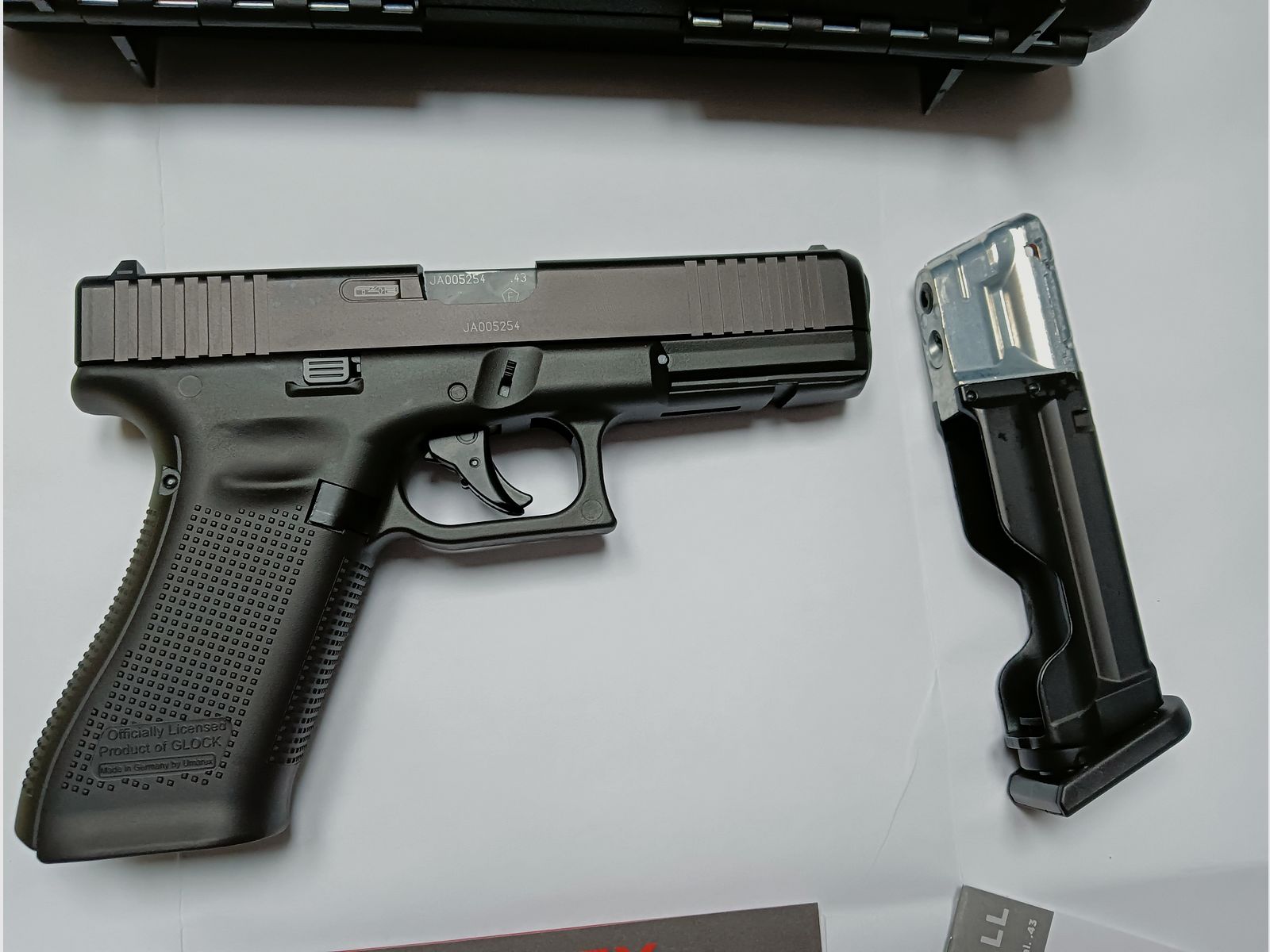 Umarex T4E Glock 17 cal.43  Sammlung Auflösung TPM1 HK416 