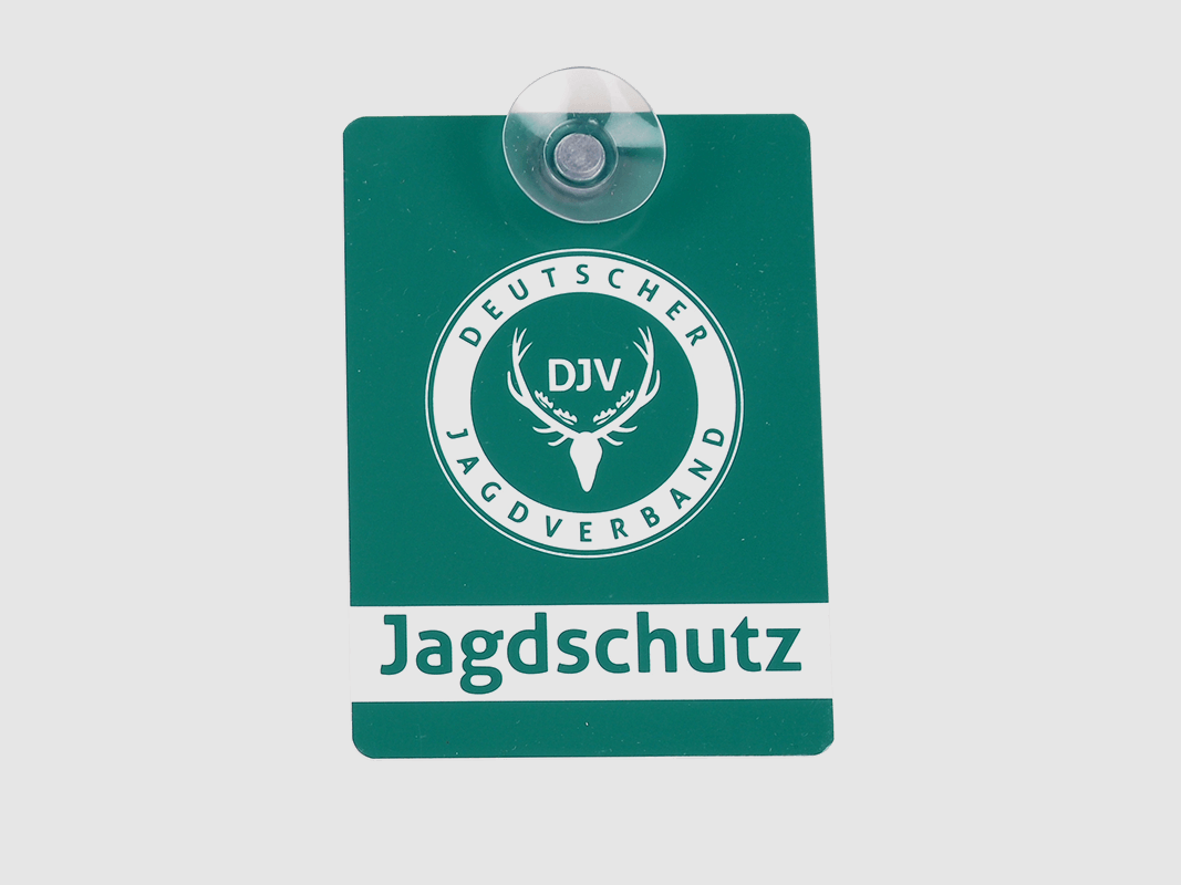 DJV-Autoschild Jagdschutz