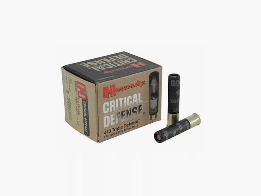 BOX MIT 20 PATRONEN HORNADY 410 GA CRITICAL DEFENSE