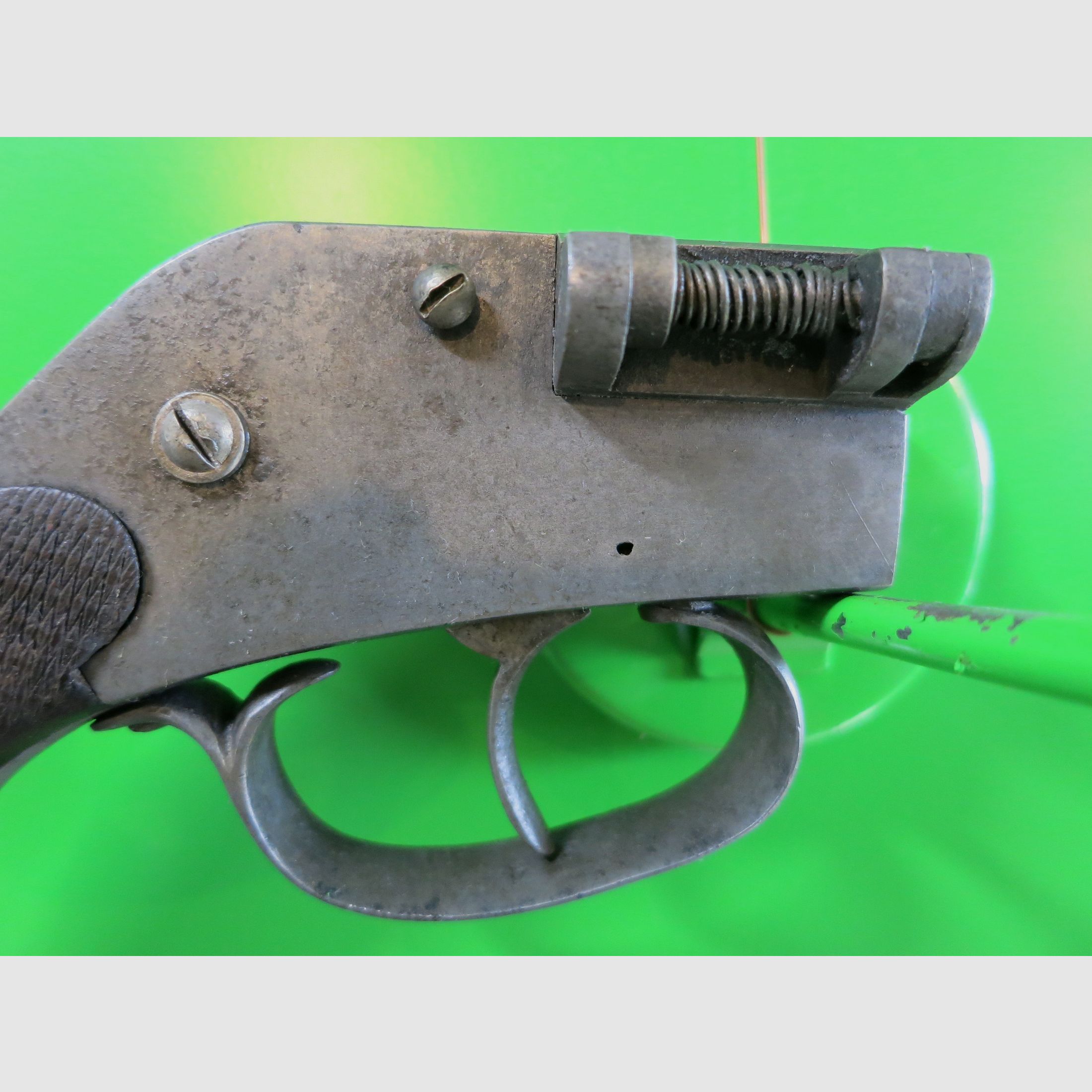 Signalpistole; Lauflose Fliegerleuchtpistole JGA (Anschütz) System Eisfeld, Kal. 11 mm Spezialpatrone  #81-