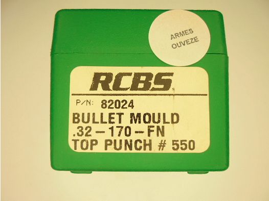 MOLD RCBS KALIBER 32 FN 170 GRAIN