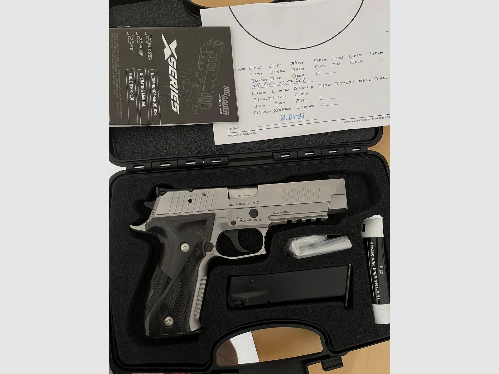 SIG Sauer P226 X-Five – Made in Germany – 9 mm Luger – Top Zustand