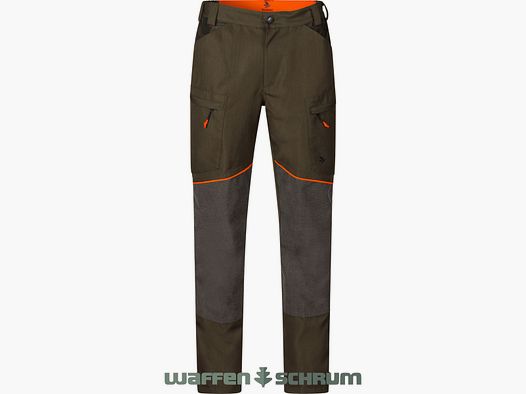 Seeland Hose Venture Dennengroen/ Hi-Vis oranje