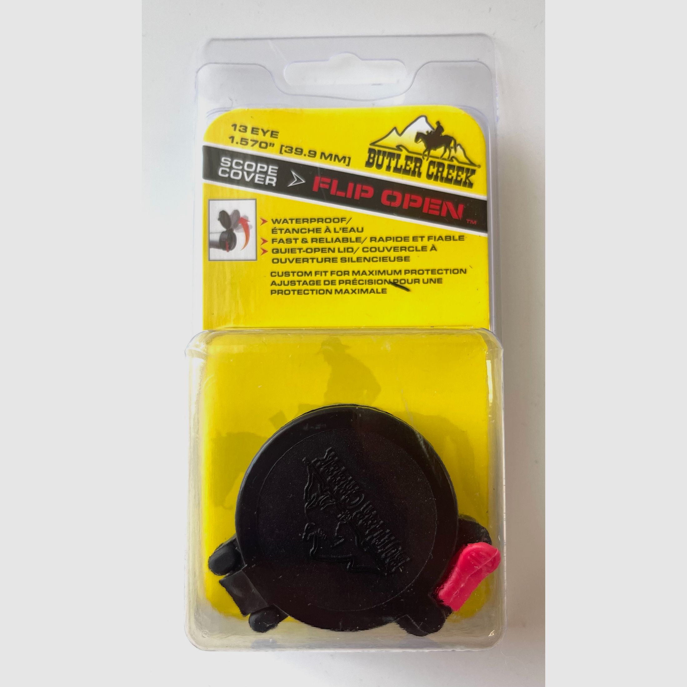 Couverture de lunette à ouverture basculante Butler Creek MO20130 Okular Klappdeckel pour ZF 13 EYE 39,9mm