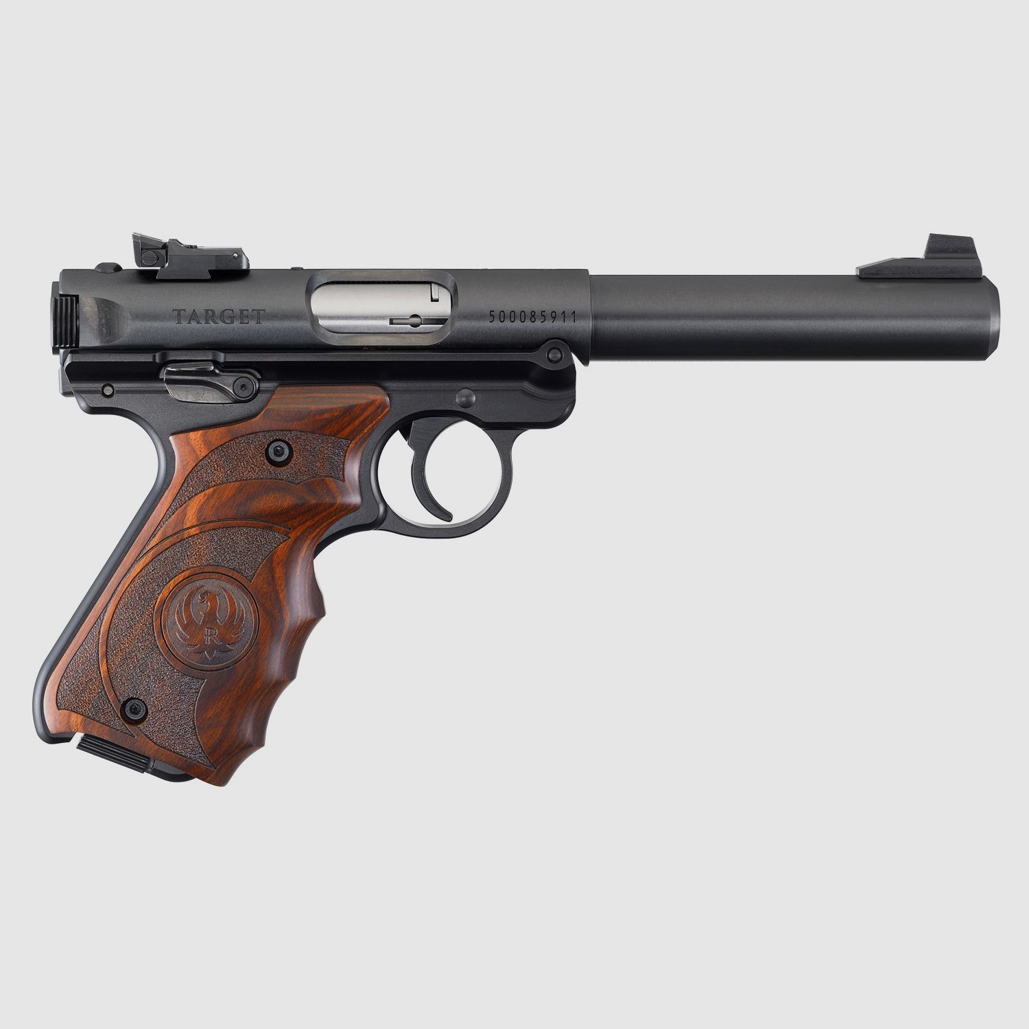 RUGER PISTOLE MARK IV TARGET .22 LR 5,5"/13,98CM BRÜNIERT