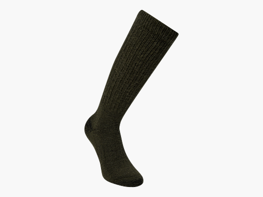 Wool-Silk Socks - Forest Green - Size: 40/43