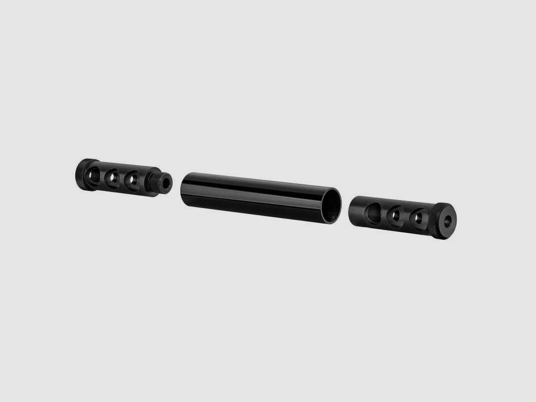 Glossy black suppressor - 22LR – 1/2’’x20 - Suppressor No. 1, image 2 of 3