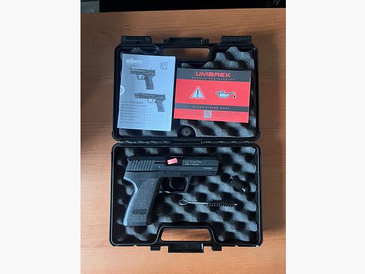 Röhm RG 96 gas signal pistol 9mm P.A.K. – full set in original packaging
