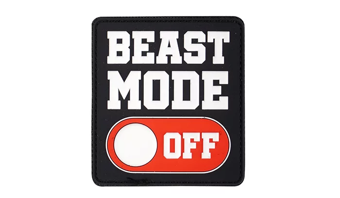 3D Patch – Beast Mode Off – 444130-7301 – 101 Inc., image 1 of 2