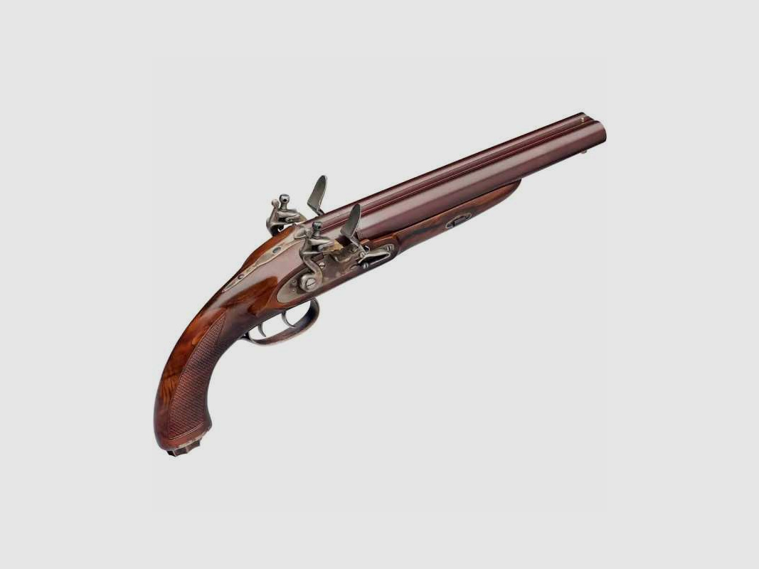 Davide Pedersoli Howdah Hunter Kaliber 20 Steinschloss Pistole