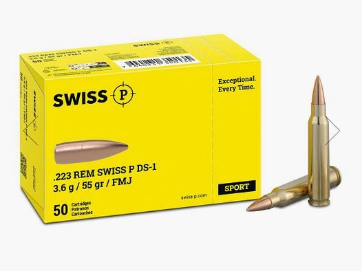 SWISS P .223 Rem. SWISS P DS-1 3.6 g