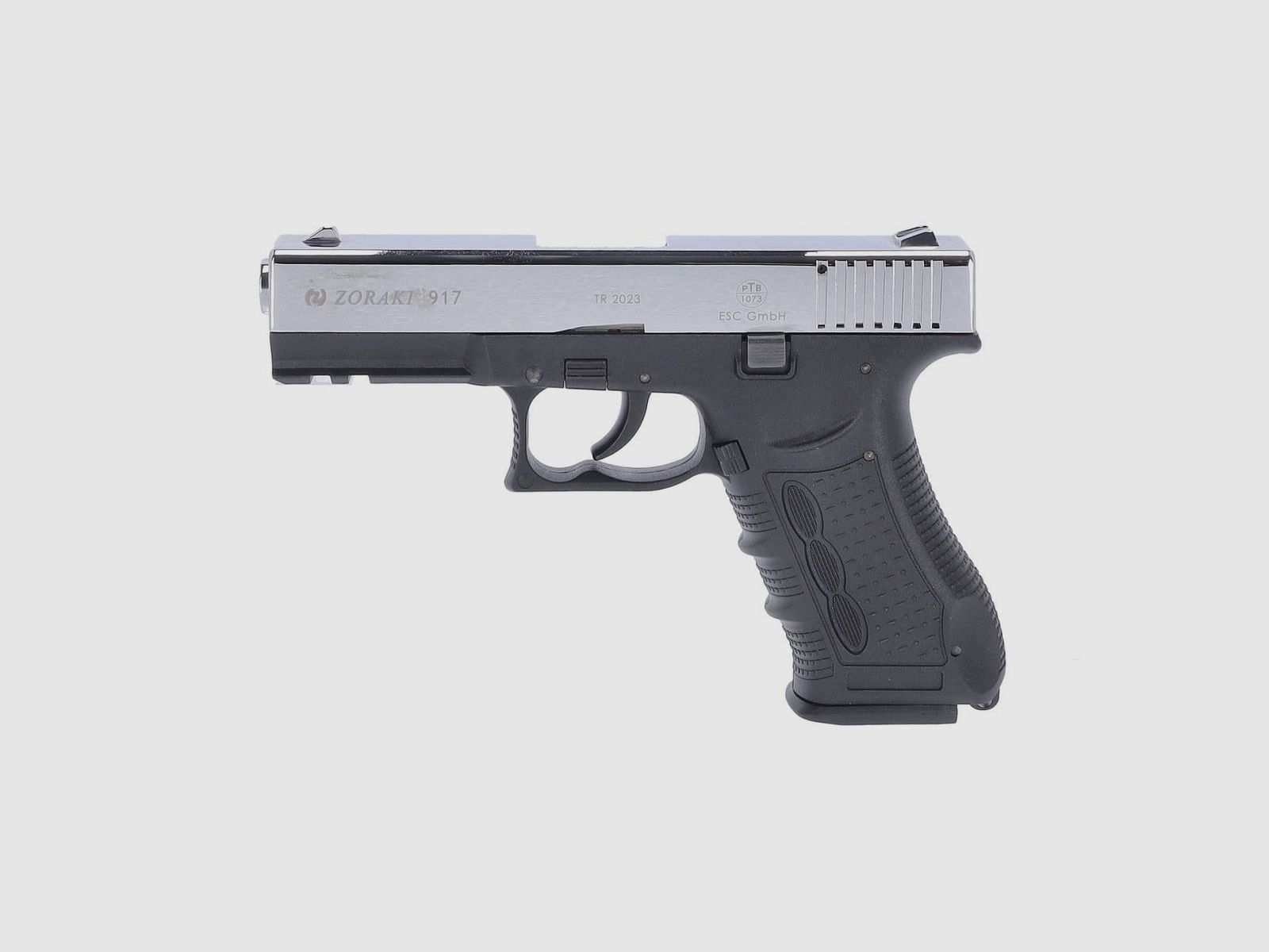 Zoraki 917 pistola de fogueo 9 mm P.A.K. cromada edición especial