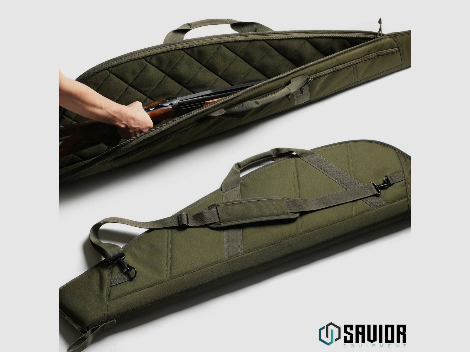 Savior – Enkele geweertas – Scout-jachtfoedraal – 40" – OD Green – RB-HT40-SG-OG, afbeelding 2 van 7