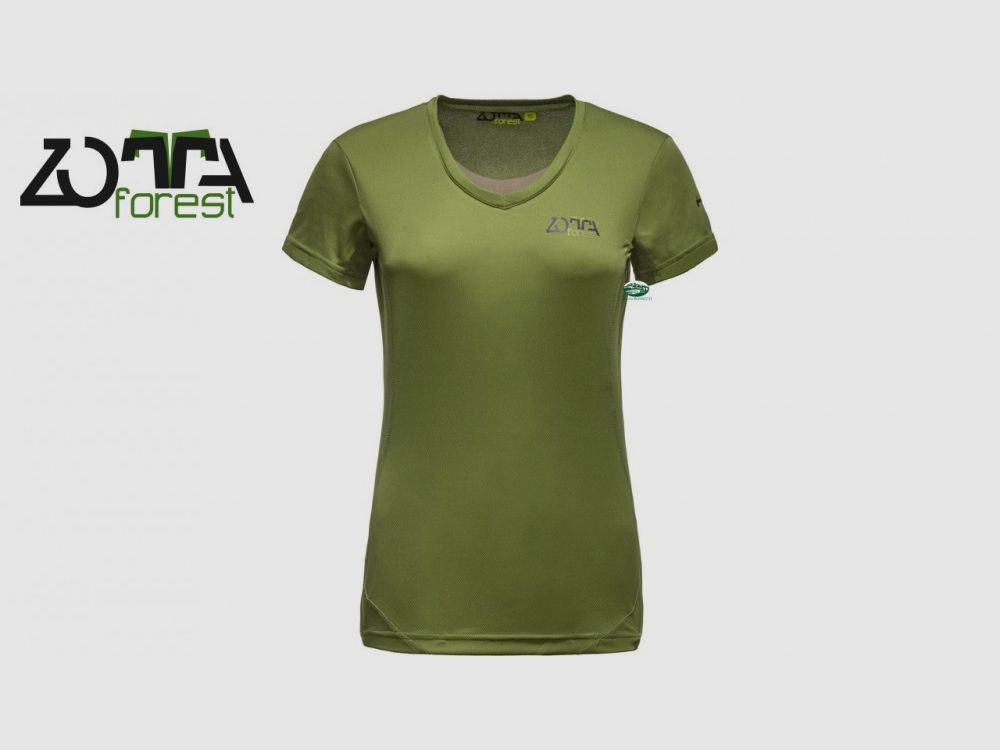 ZOTTA T-shirt Ambit dames groen